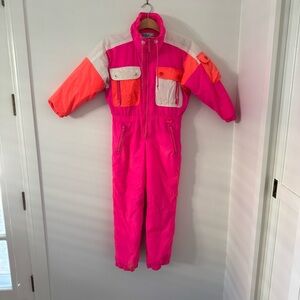 Vintage OSSI girls ski suit